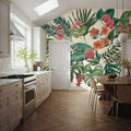Jungle Vibes VI Leaves Mural Wallpaper - room preview 05