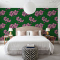 Flat Flowers Mural Wallpaper - room preview 05
