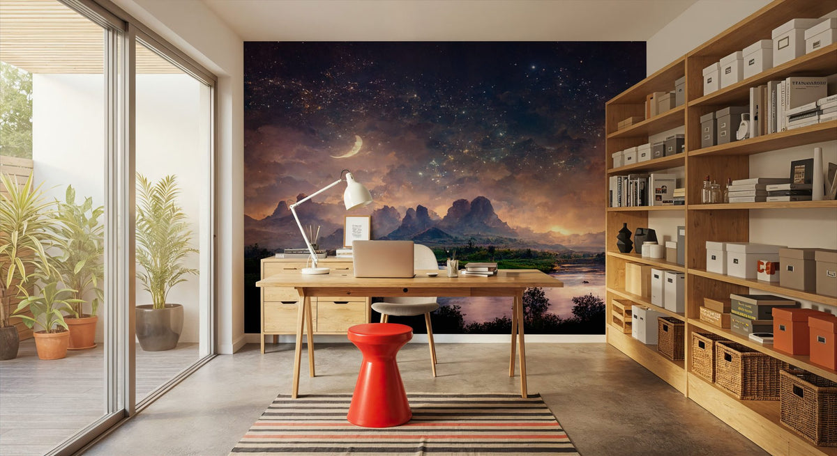 Dwellpaper Magic Night Mural Wallpaper image 5