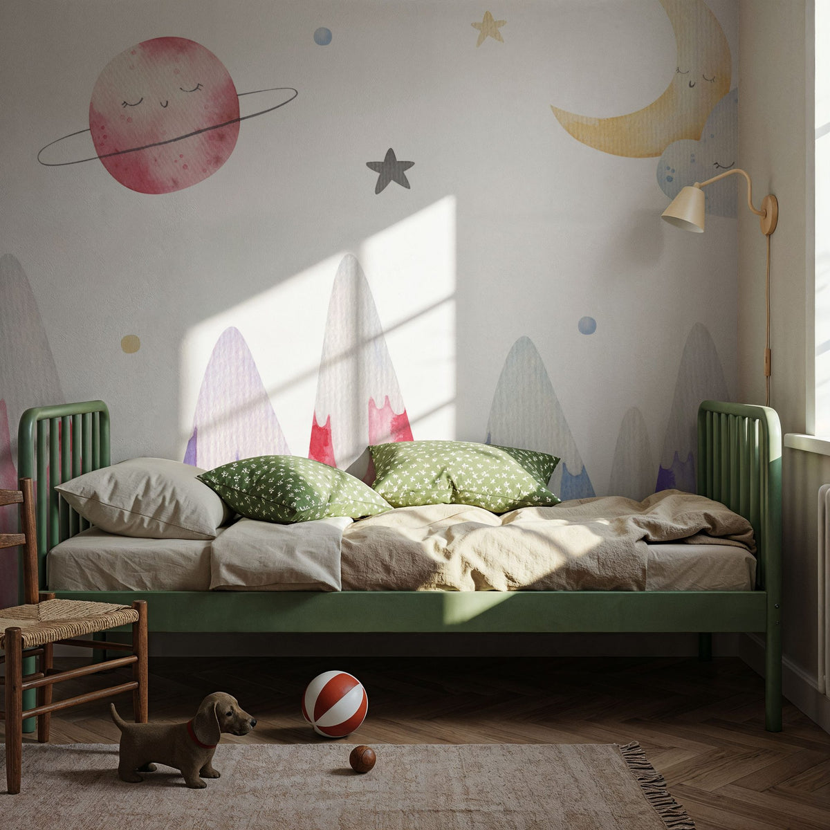 Lullaby Mountains Mural Wallpaper - room preview 06