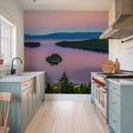 Emerald Bay Aerial Mural Wallpaper - room preview 05