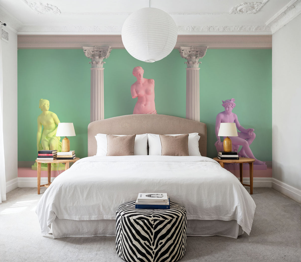 Temple of Venus Mural Wallpaper - room preview 05