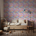 Rainbow Triangles Mural Wallpaper - room preview 05