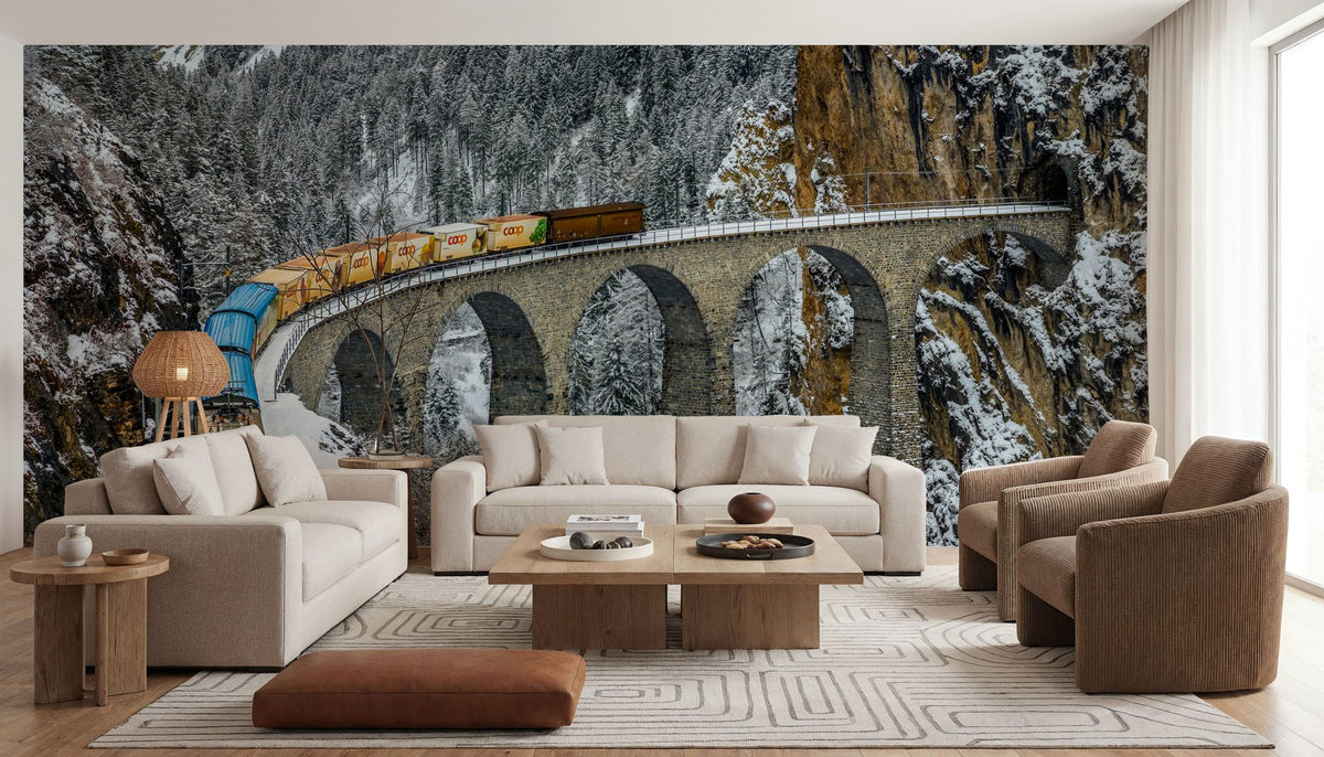Transalpine Mural Wallpaper - room preview 05