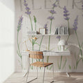 Lavender Fields II Mural Wallpaper - Light Tone - room preview 05