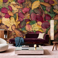 Fall Color Burst Mural Wallpaper - room preview 05