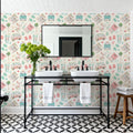Surf Time White Mural Wallpaper - room preview 05