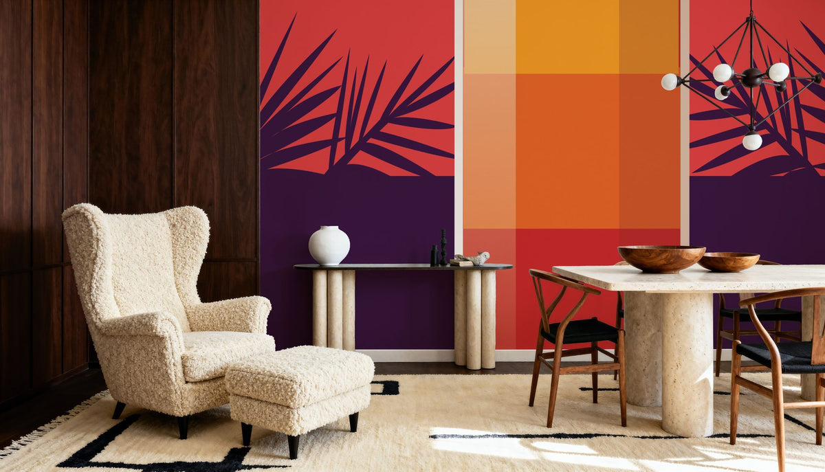 Tequila Sunrise Mural Wallpaper - room preview 05