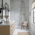 Frost-Kissed Birches Mural Wallpaper - room preview 05