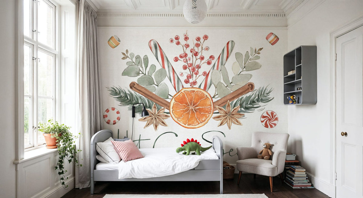 Winter Warmth VIII Mural Wallpaper - room preview 05