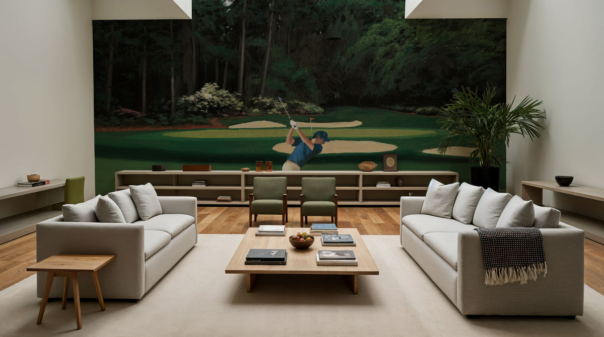 The Fairway I Mural Wallpaper - room preview 05