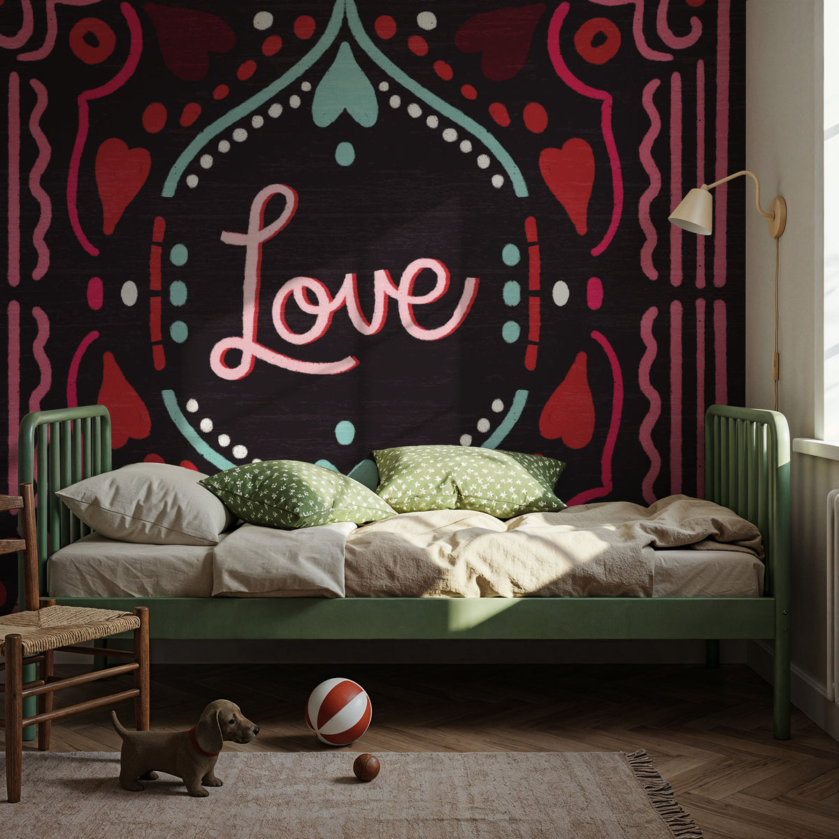 Love Sentiments Love Mural Wallpaper - room preview 05