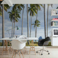 Coastal Palms Mural Wallpaper - room preview 05