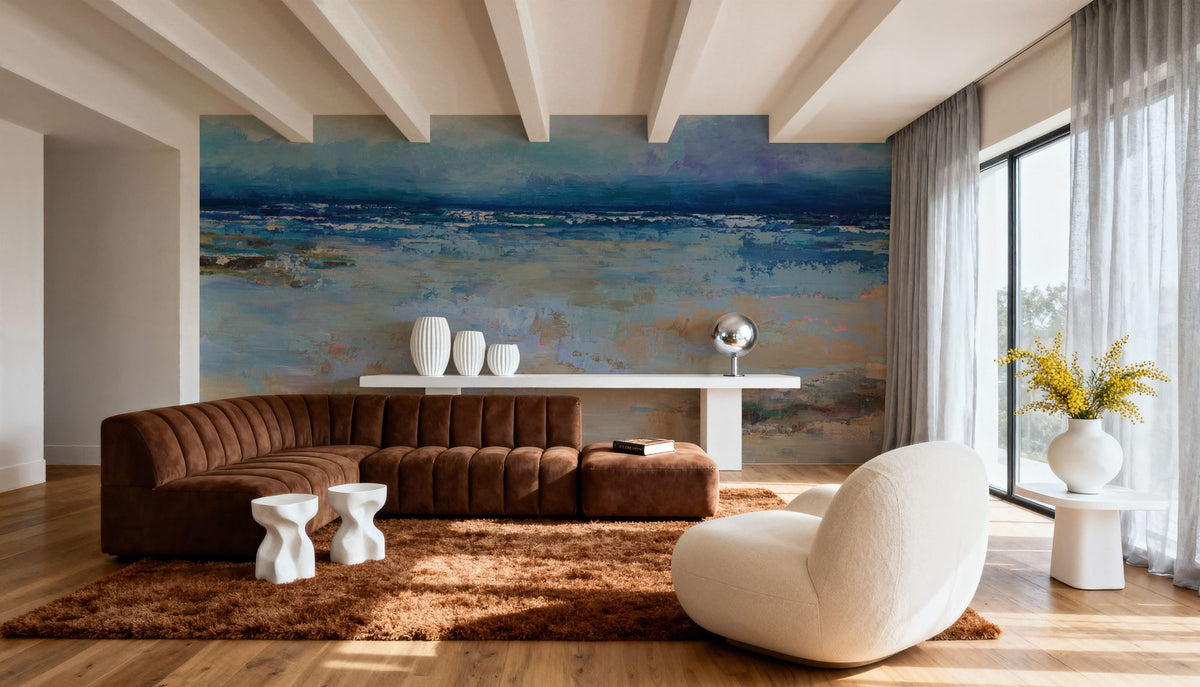 East Beach Mural Wallpaper - room preview 05