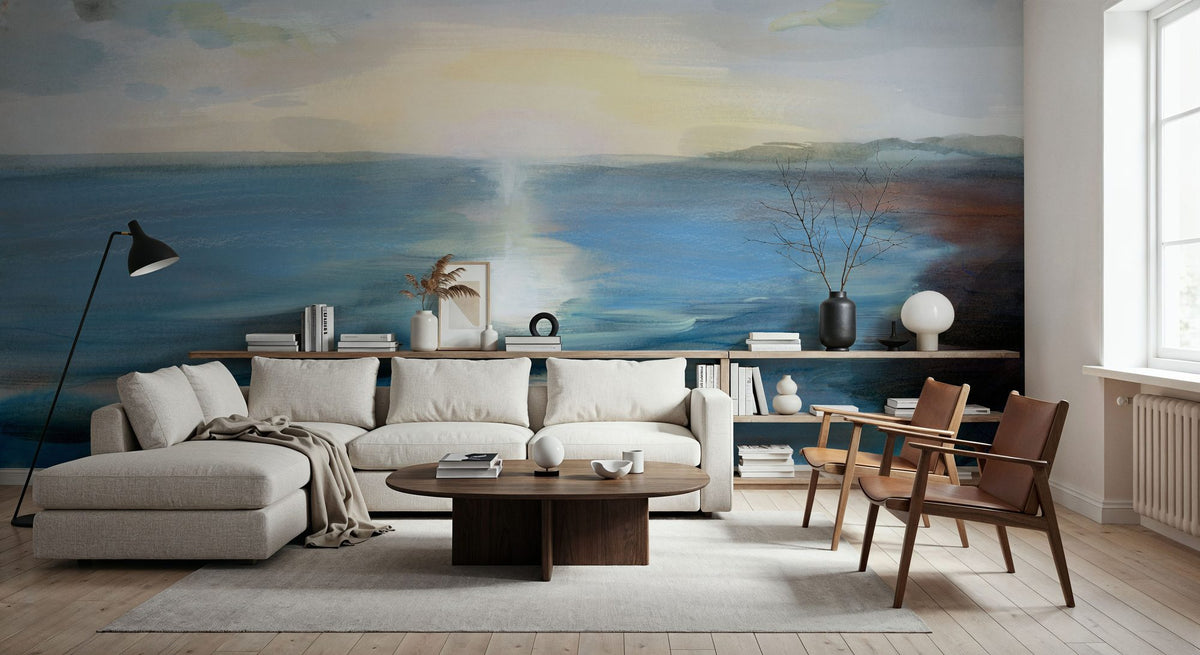 Seaside Sunrise Mural Wallpaper - room preview 05