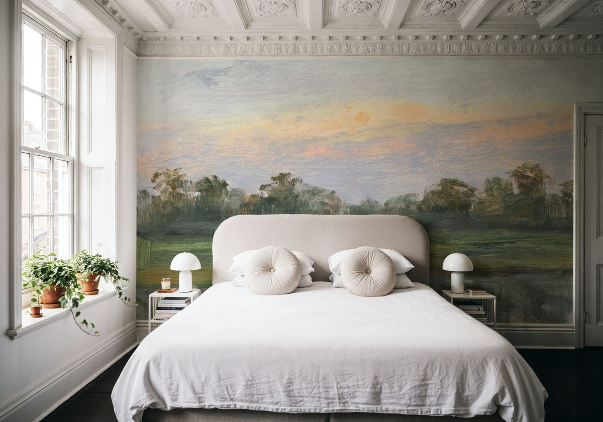 Calm and Still At Sunrise Mural Wallpaper - room preview 05