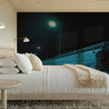 Motorcycle At Night Mural Wallpaper - room preview 05
