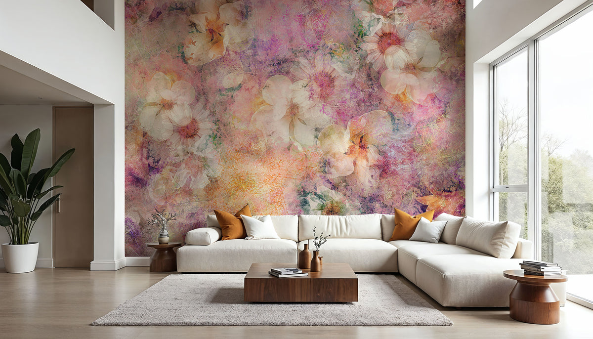 Floral Arcadia Mural Wallpaper - room preview 05