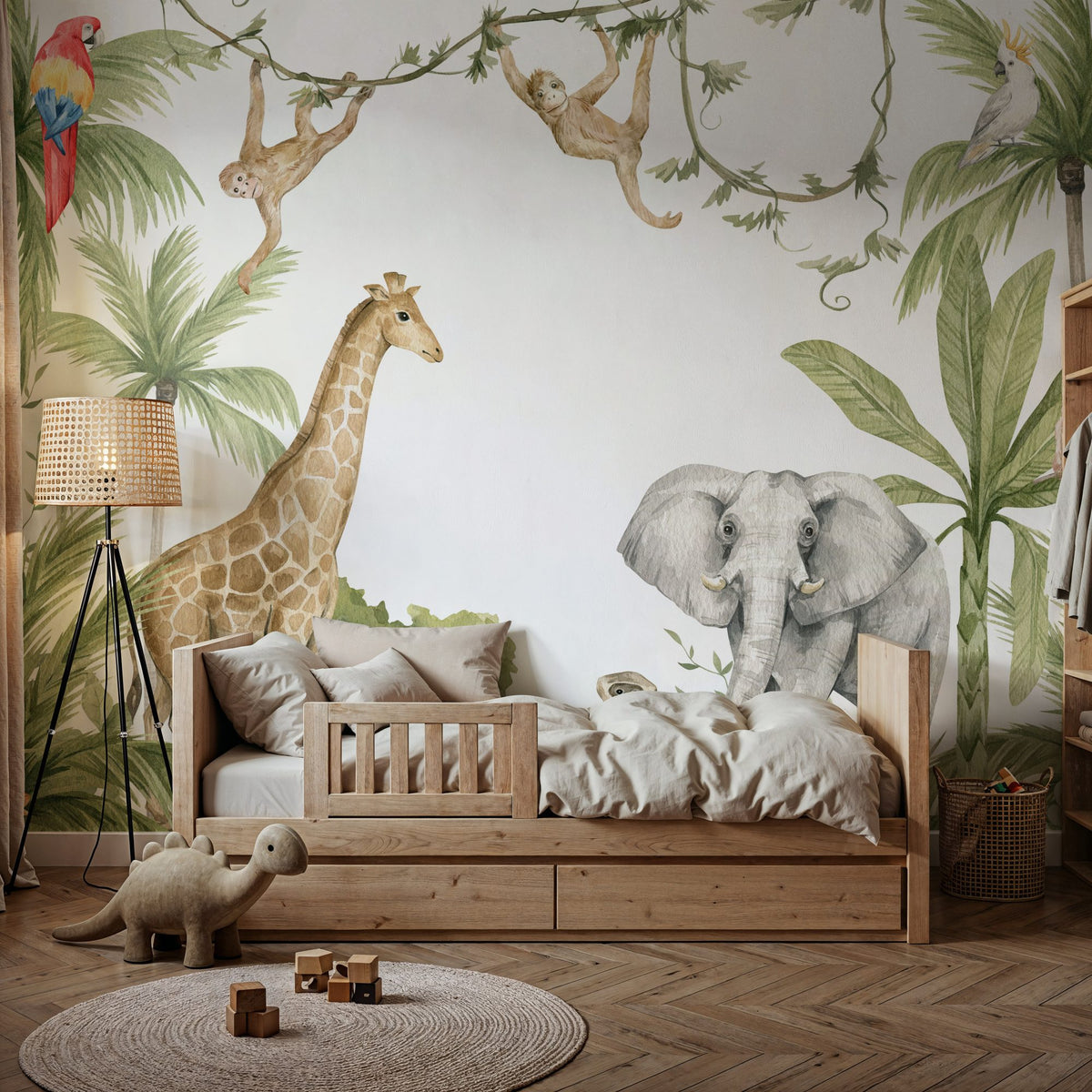Mighty Jungle Mural Wallpaper - room preview 05