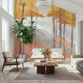 Late Wood Mural Wallpaper - room preview 05