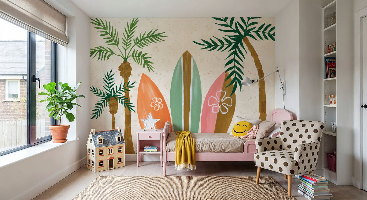 Beach Day IV Mural Wallpaper - room preview 05