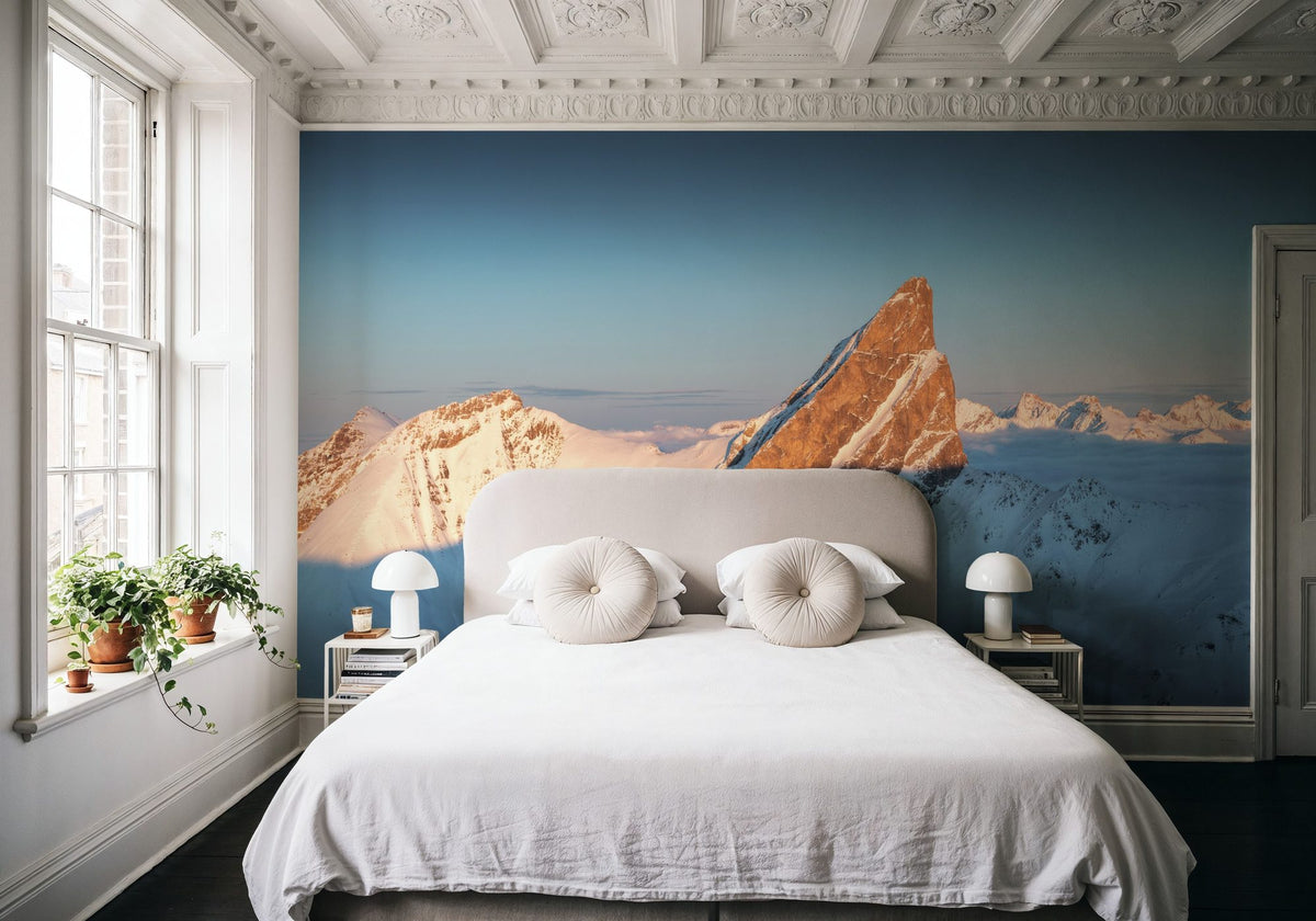 Peak Sunset Mural Wallpaper - room preview 05