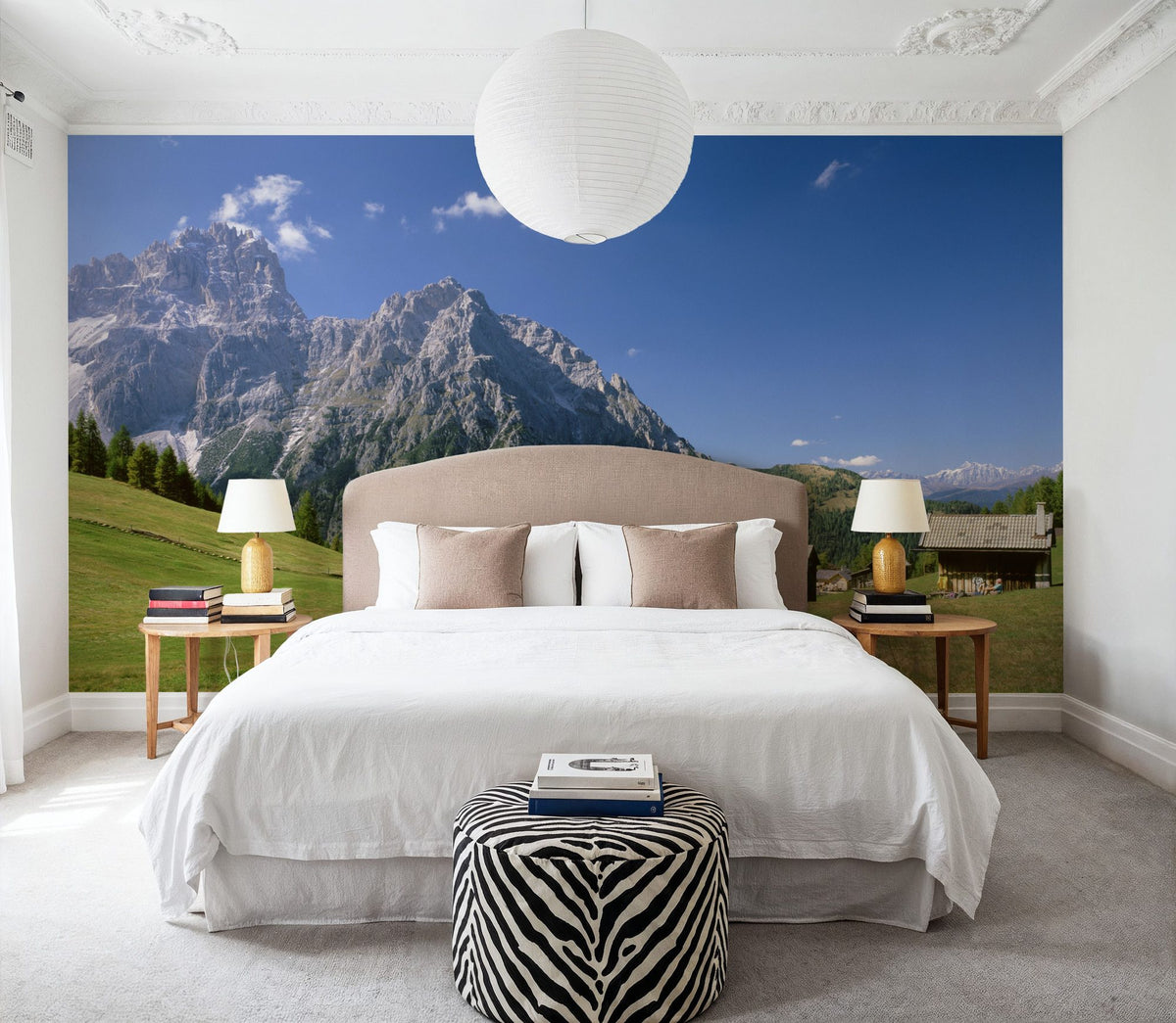 Mountain Cabin Retreat Mural Wallpaper - room preview 05
