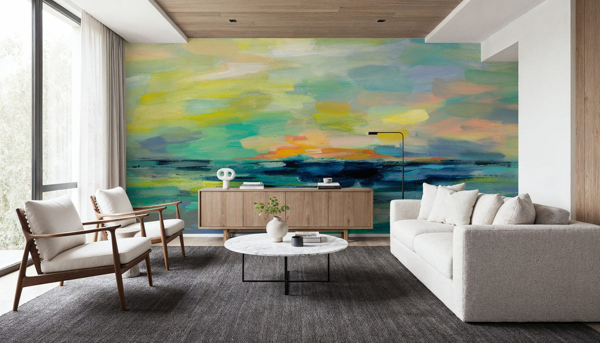Pacific Beach Mural Wallpaper - room preview 05