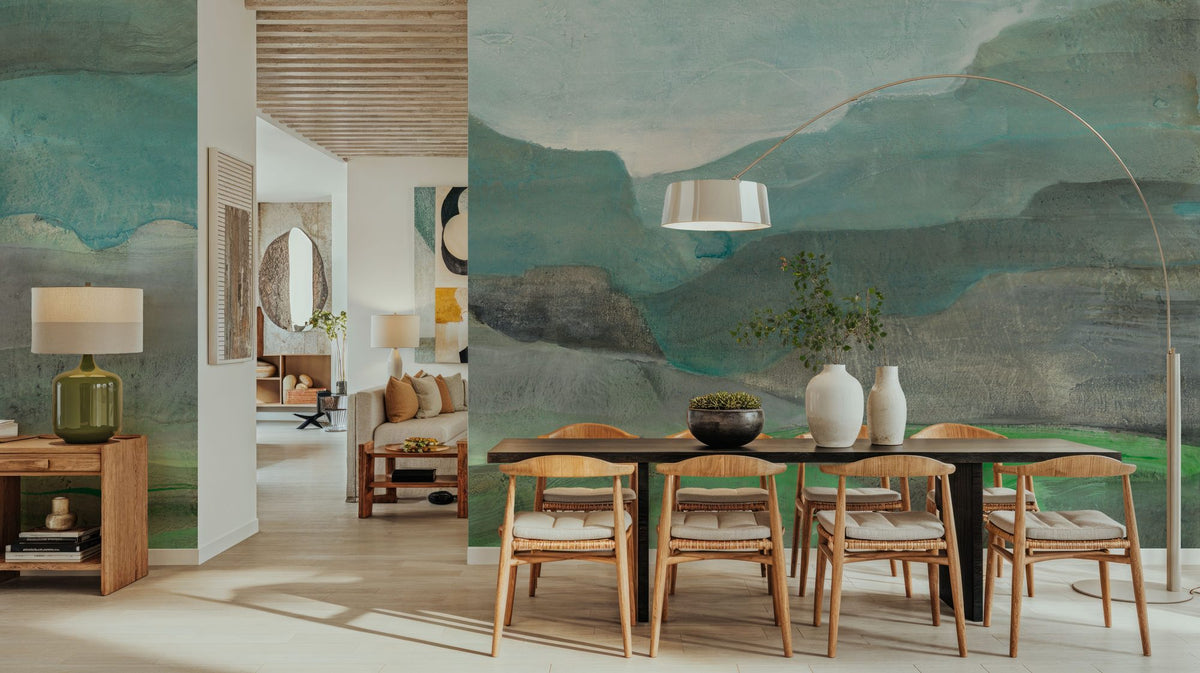 Misted Valley Mural Wallpaper - room preview 05