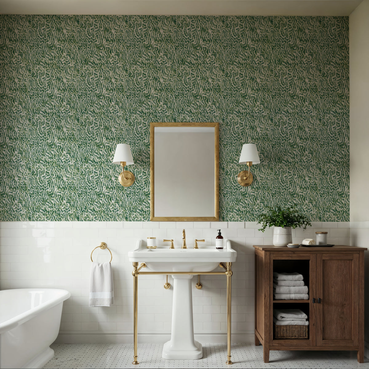 Cortex Pine Mural Wallpaper - room preview 05