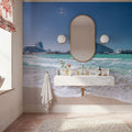 Turquoise Shore Mural Wallpaper - room preview 05