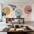 Retro Glamour Drinks Mural Wallpaper - room preview 05