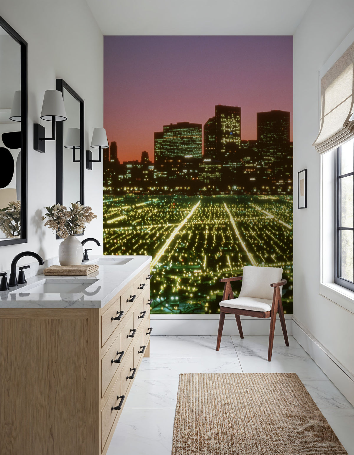 Strawberry Skyline Mural Wallpaper - room preview 05