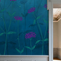Twilight Garden Mural Wallpaper - Blue Tone - room preview 05