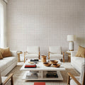 Mixed Pink Circles Mural Wallpaper - room preview 05