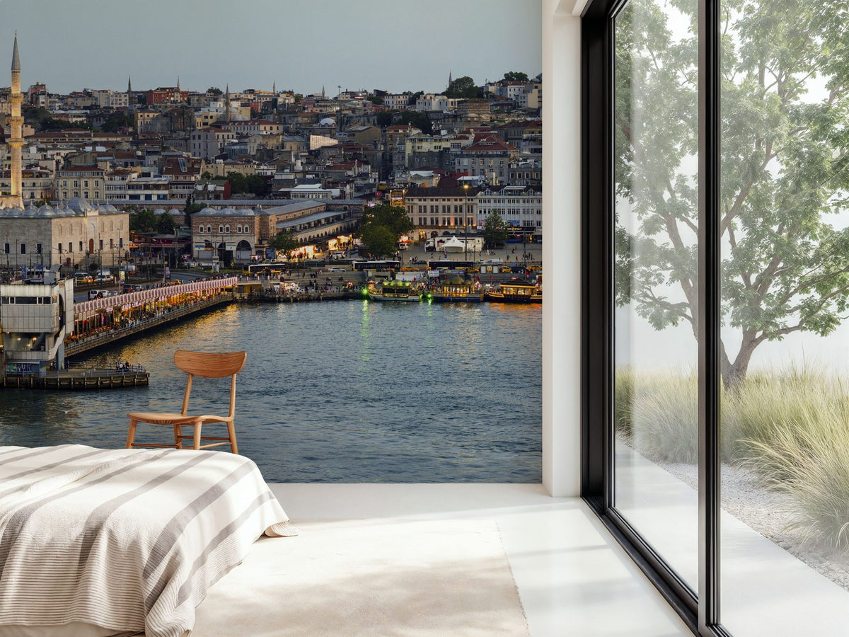 Istanbul Twilight Mural Wallpaper - room preview 05