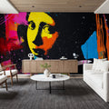 Girl with an Abstract Pearl Mural Wallpaper - room preview 05