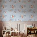 Lazy Paddle, Sky Blue Mural Wallpaper - room preview 05