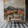 Sunset in April Mural Wallpaper - room preview 05