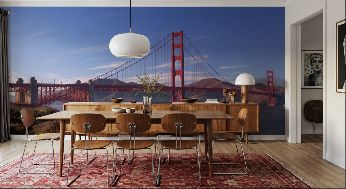 Bay Bridge Majesty Mural Wallpaper - room preview 05