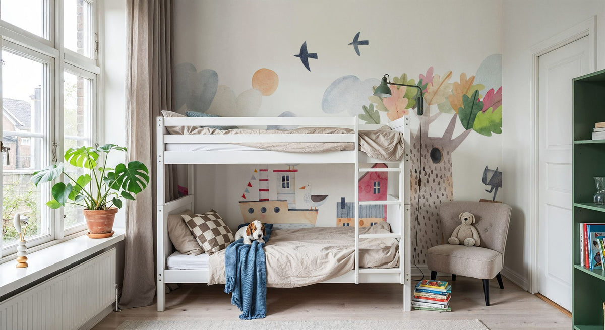 Ferry to the Island Mural Wallpaper - room preview 05