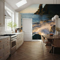 Sea Stack and Surf Mural Wallpaper - room preview 05