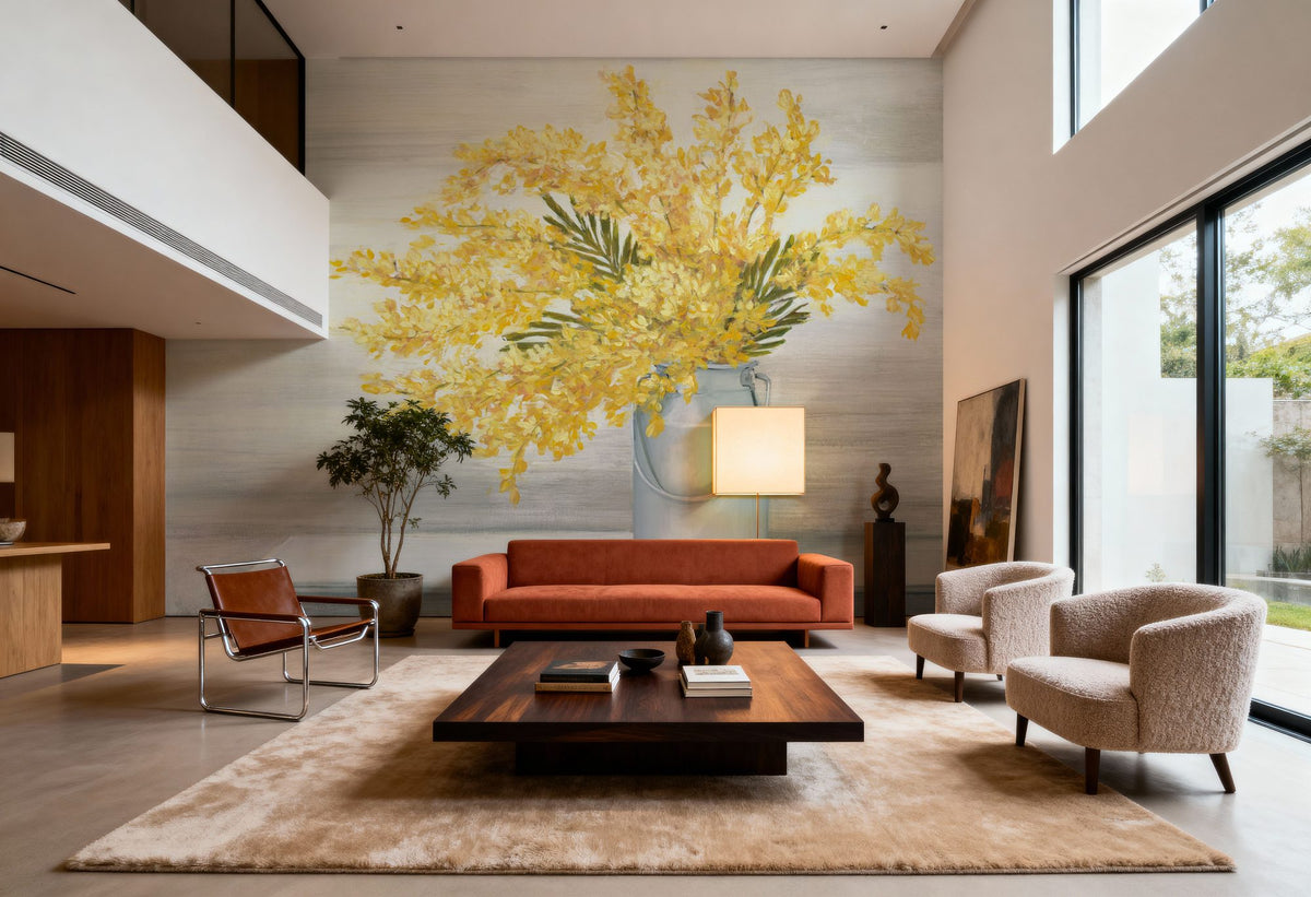 Golden Fall Mural Wallpaper - room preview 05