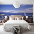 Lakeside Skyline Mural Wallpaper - room preview 05