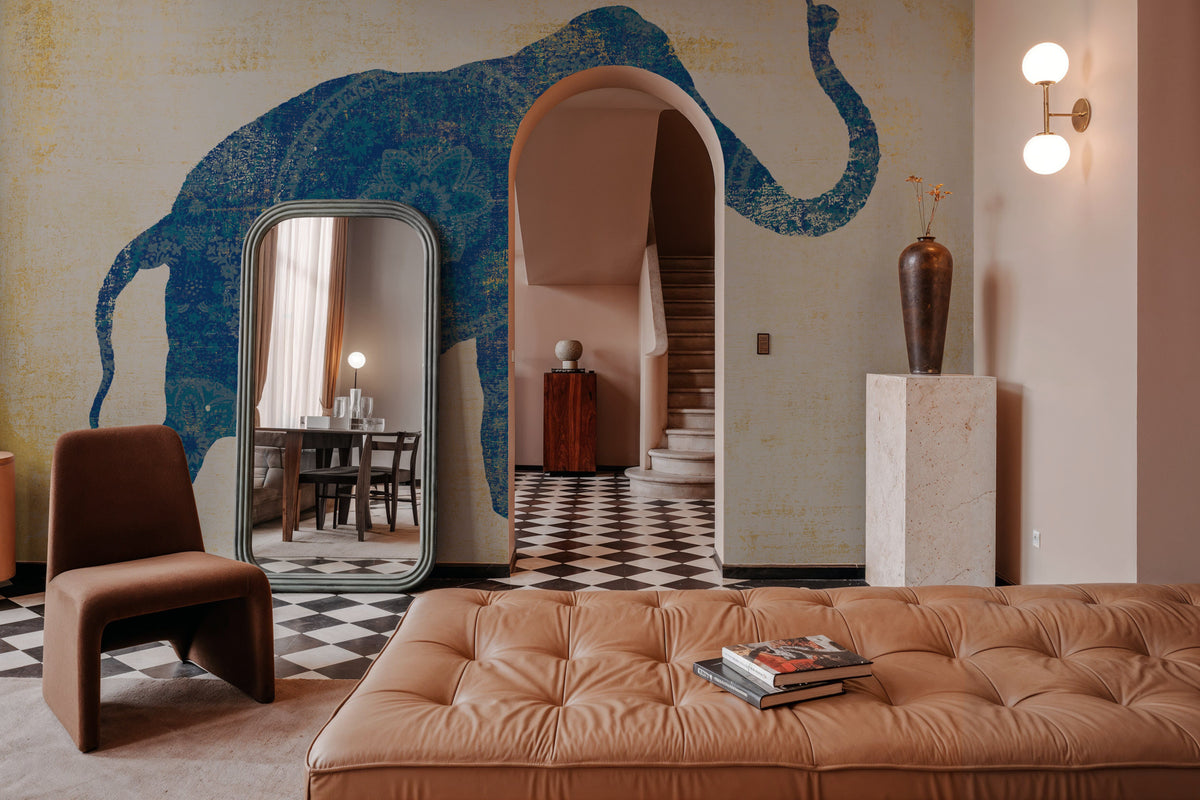 Raja Elephant I Mural Wallpaper - room preview 05