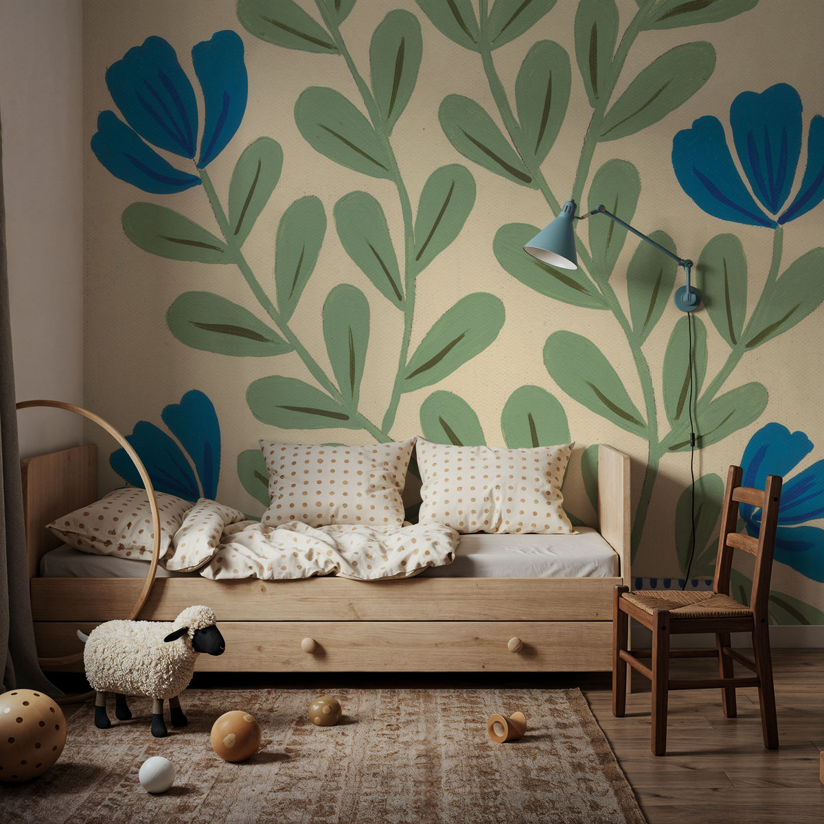Botanical Bliss II Mural Wallpaper - room preview 05