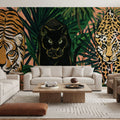 Boho Jungle Prowlers Mural Wallpaper - room preview 05