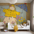Seasonal Snowman IV Mural Wallpaper - room preview 05