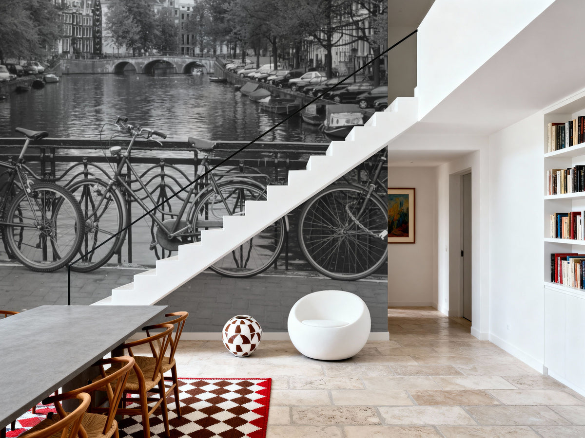 Canal City Crossing Mural Wallpaper - room preview 05