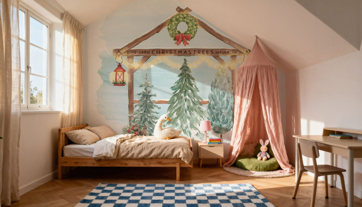Winter Stroll I Mural Wallpaper - room preview 05
